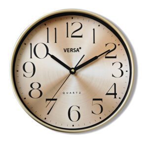 Reloj de pared dorado 29cm