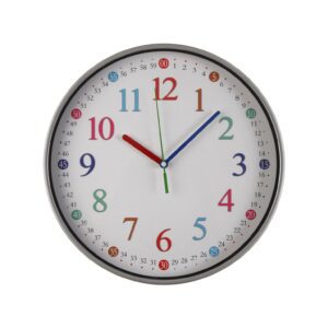 Reloj de pared multicolor 30cm
