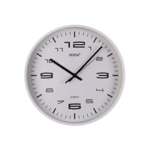 RELOJ DE PARED BLANCO 25CM