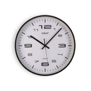 Reloj de pared negro 25cm