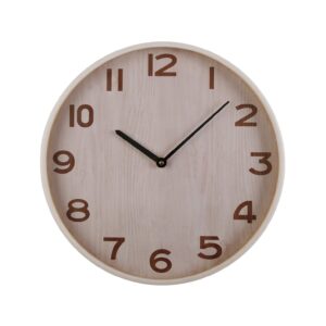 RELOJ PARED BLANC MADERA 40 CM