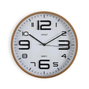 Reloj de pared cristal blanco 30cm