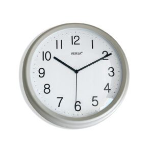 Reloj de pared gris 26cm